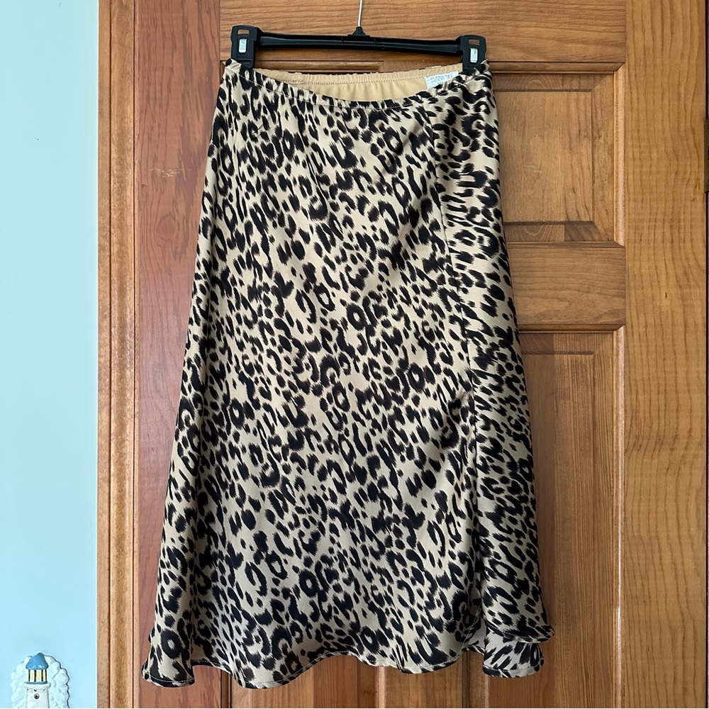 Leopard Print Women's Skirt